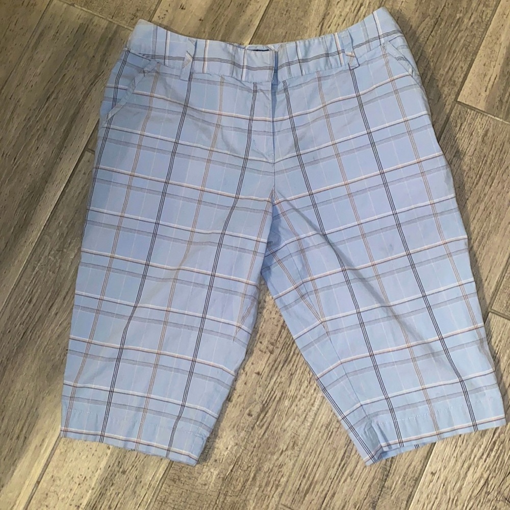 Adidas plaid shorts